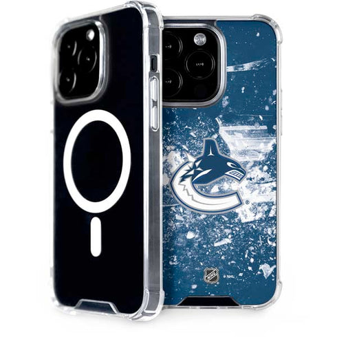 NHL Vancouver Canucks Frozen iPhone 15 Pro MagSafe Case