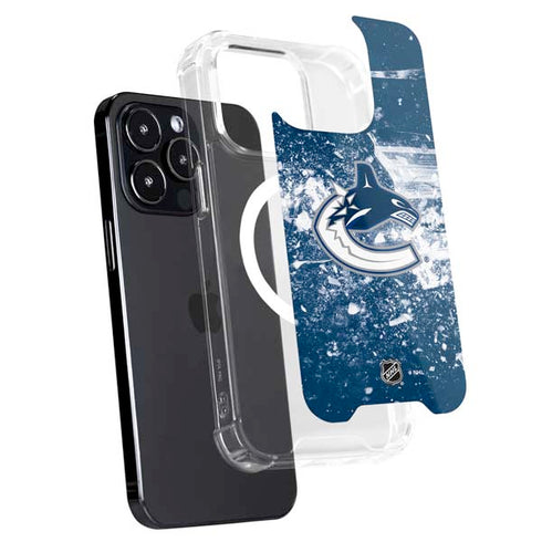 NHL Vancouver Canucks Frozen iPhone 14 Pro MagSafe Case