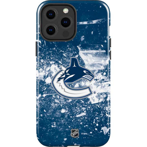 NHL Vancouver Canucks Frozen iPhone 15 Pro Max Impact Case