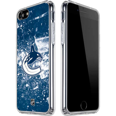 NHL Vancouver Canucks Frozen iPhone SE (2nd & 3rd Gen) Clear Case