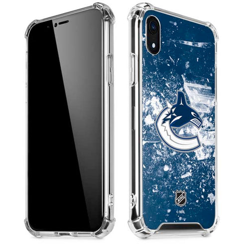 NHL Vancouver Canucks Frozen iPhone XR Clear Case