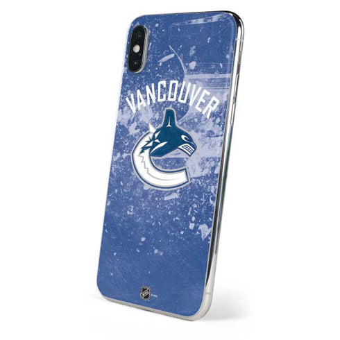 NHL Vancouver Canucks Frozen iPhone XS Skin