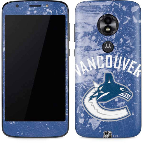 NHL Vancouver Canucks Frozen Moto E5 Play Skin