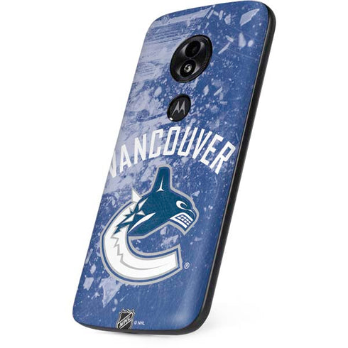NHL Vancouver Canucks Frozen Moto E5 Play Skin