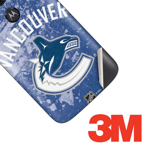 NHL Vancouver Canucks Frozen Moto E5 Play Skin
