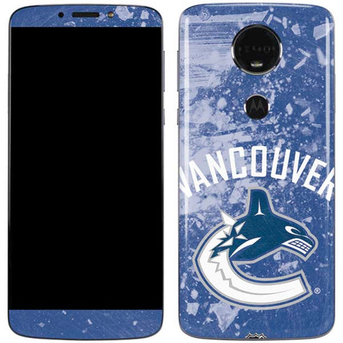 NHL Vancouver Canucks Frozen Moto E5 Plus Skin