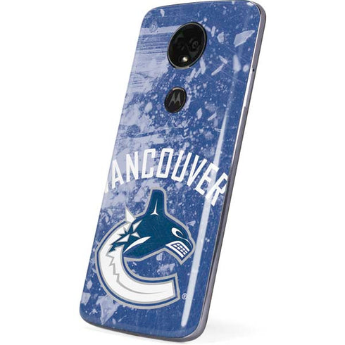 NHL Vancouver Canucks Frozen Moto E5 Plus Skin