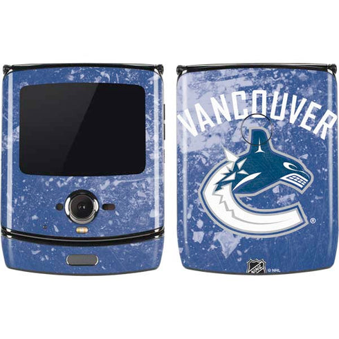NHL Vancouver Canucks Frozen Motorola RAZR Skin