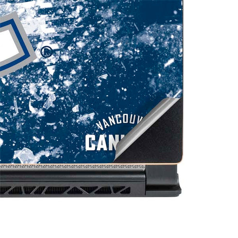 NHL Vancouver Canucks Frozen MSI GS65 Stealth Laptop Skin
