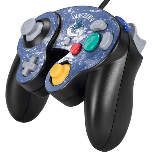 NHL Vancouver Canucks Frozen Nintendo GameCube Controller Skin