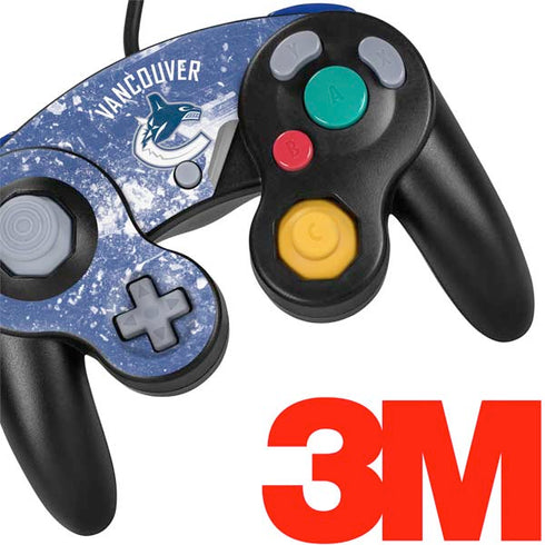 NHL Vancouver Canucks Frozen Nintendo GameCube Controller Skin