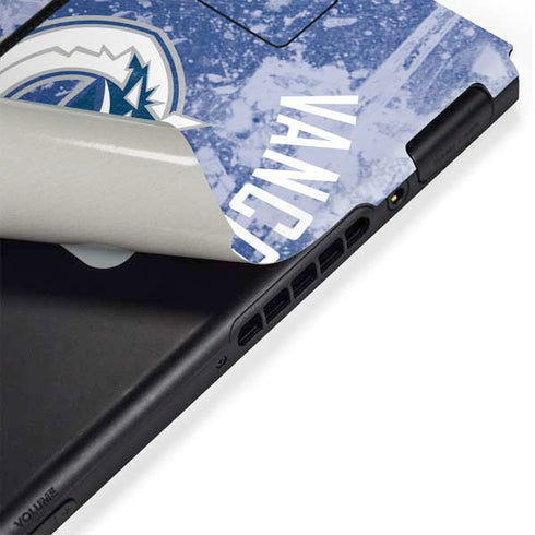 NHL Vancouver Canucks Frozen Nintendo Switch Bundle Skin