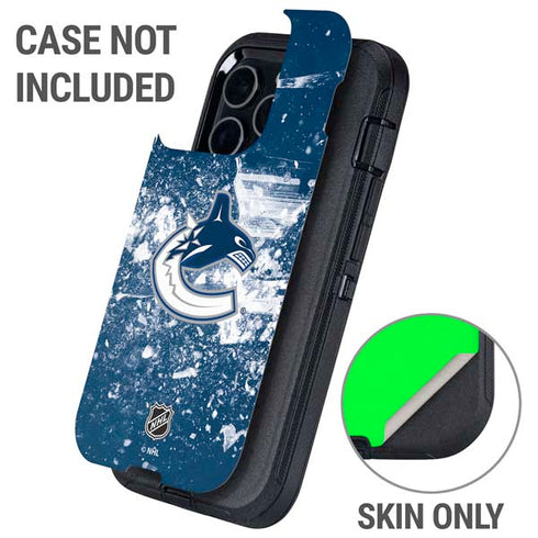NHL Vancouver Canucks Frozen Otterbox Defender iPhone Skin