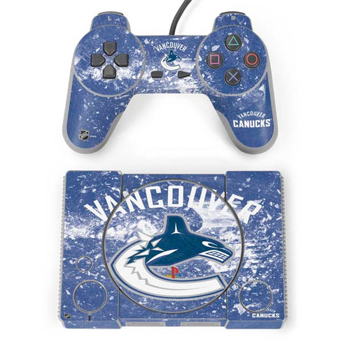 NHL Vancouver Canucks Frozen PlayStation Classic Bundle Skin