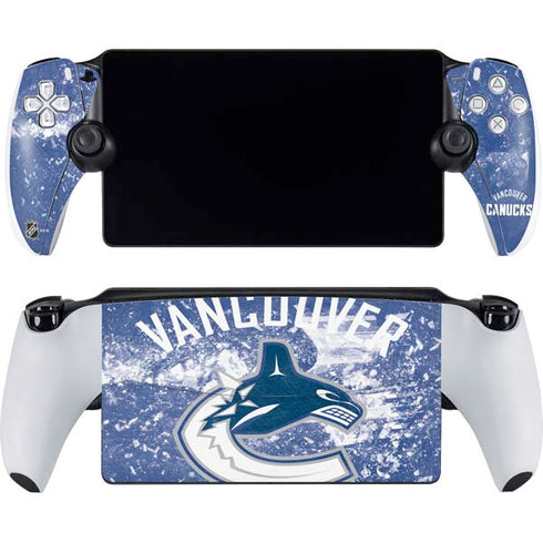 NHL Vancouver Canucks Frozen PlayStation Portal Remote Player Skin