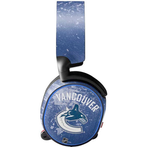 NHL Vancouver Canucks Frozen SteelSeries Arctis 5 Skin