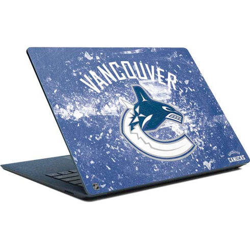 NHL Vancouver Canucks Frozen Surface Laptop Skin
