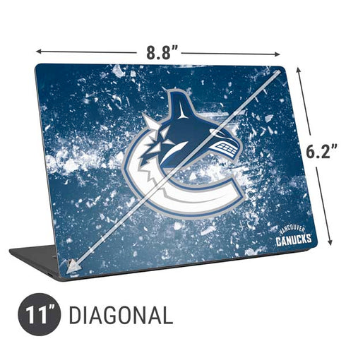 NHL Vancouver Canucks Frozen Universal Laptop 11in (8.8 x 6.2in) Skin