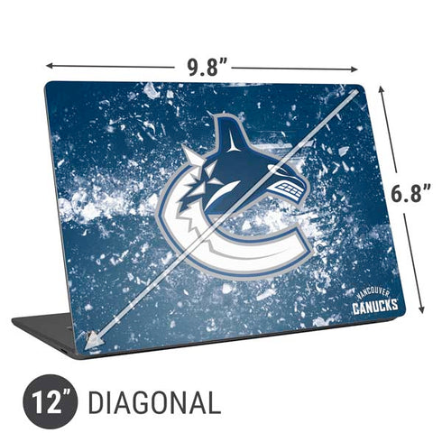 NHL Vancouver Canucks Frozen Universal Laptop 12in (9.8 x 6.8in) Skin