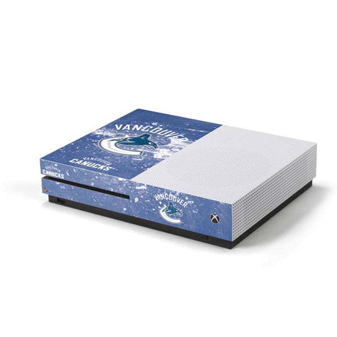 NHL Vancouver Canucks Frozen Xbox One S Console Skin