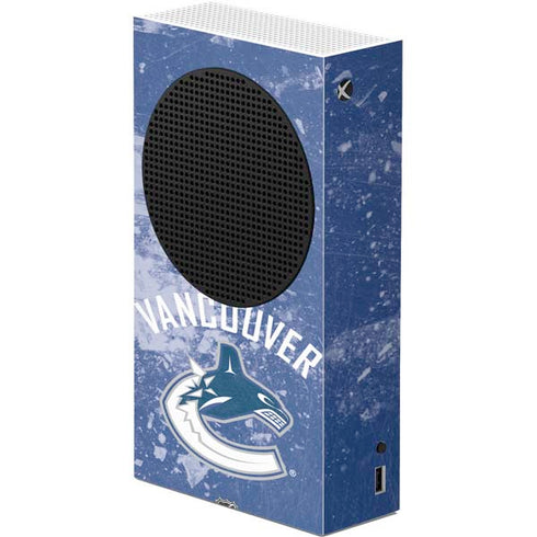 NHL Vancouver Canucks Frozen Xbox Series S Console Skin