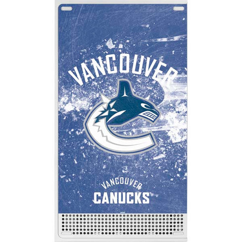 NHL Vancouver Canucks Frozen Xbox Series S Console Skin