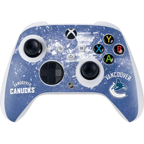 NHL Vancouver Canucks Frozen Xbox Series S Controller Skin