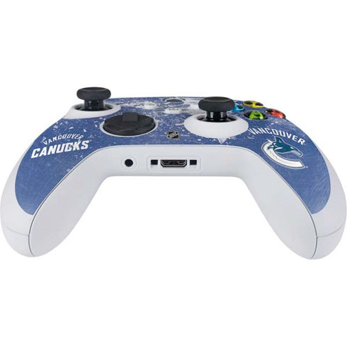 NHL Vancouver Canucks Frozen Xbox Series S Controller Skin