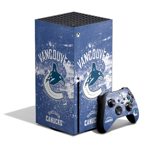 NHL Vancouver Canucks Frozen Xbox Series X Bundle Skin
