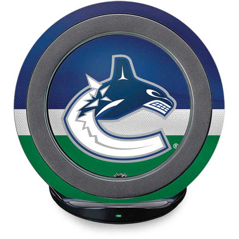 NHL Vancouver Canucks Jersey Fast Charge Wireless Charging Stand Skin