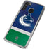 NHL Vancouver Canucks Jersey Galaxy A21 Clear Case