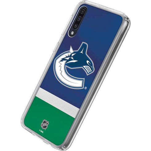 NHL Vancouver Canucks Jersey Galaxy A50 Clear Case
