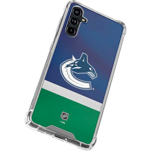 NHL Vancouver Canucks Jersey Galaxy A54 5G Clear Case