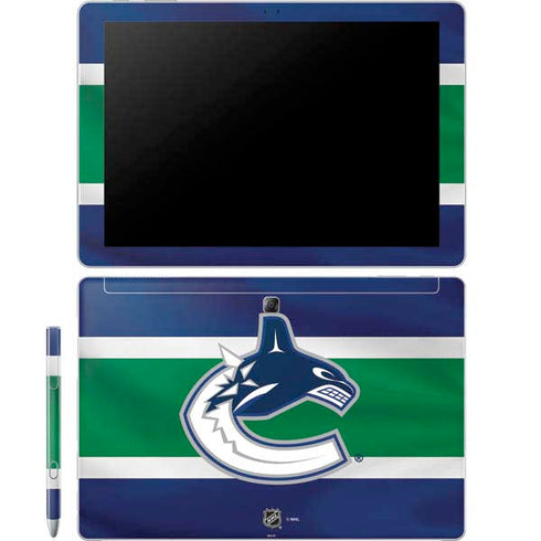 NHL Vancouver Canucks Jersey Galaxy Book 12in Skin