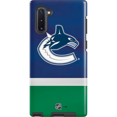 NHL Vancouver Canucks Jersey Galaxy Note 10 Pro Case