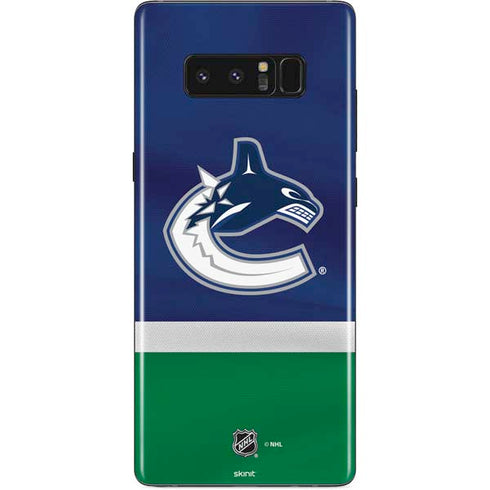 NHL Vancouver Canucks Jersey Galaxy Note 8 Skin