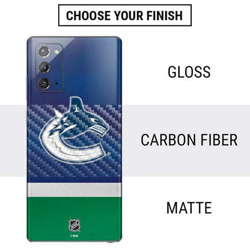 NHL Vancouver Canucks Jersey Galaxy Note20 5G Skin