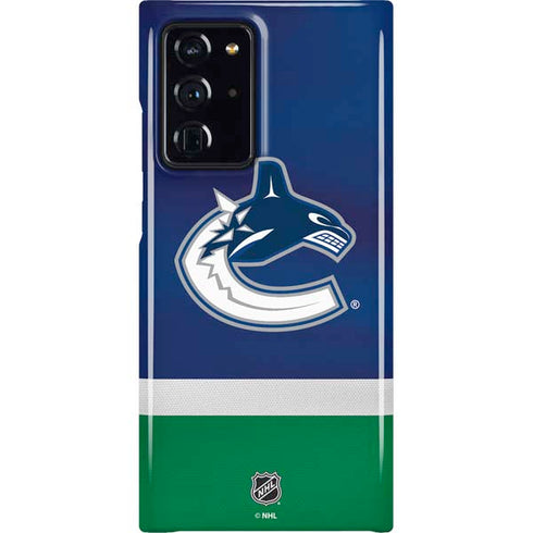 NHL Vancouver Canucks Jersey Galaxy Note20 Ultra 5G Lite Case