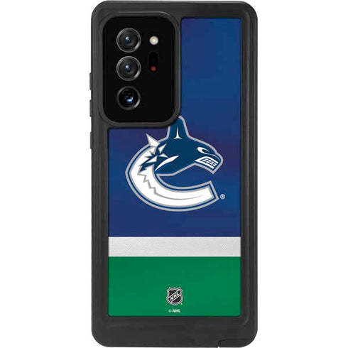 NHL Vancouver Canucks Jersey Galaxy Note20 Ultra 5G Waterproof Case