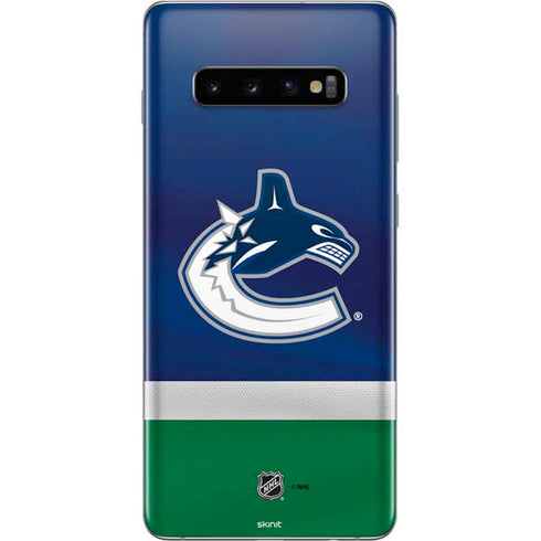 NHL Vancouver Canucks Jersey Galaxy S10 Plus Skin