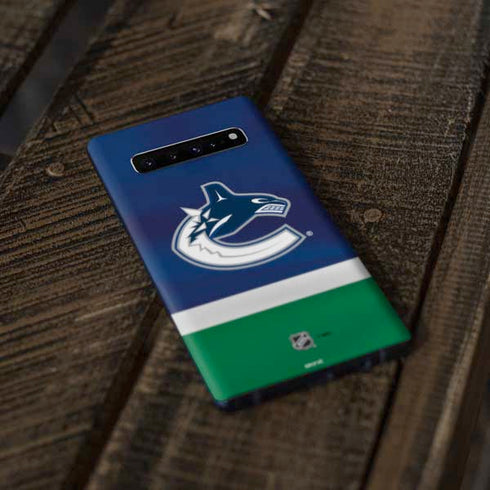 NHL Vancouver Canucks Jersey Galaxy S10 Plus Skin