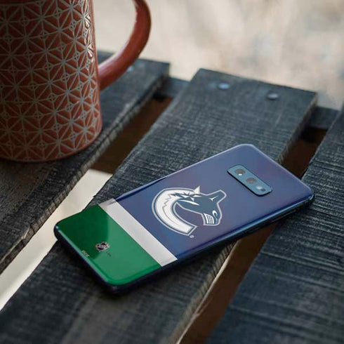NHL Vancouver Canucks Jersey Galaxy S10e Skin