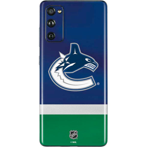 NHL Vancouver Canucks Jersey Galaxy S20 Fan Edition Skin