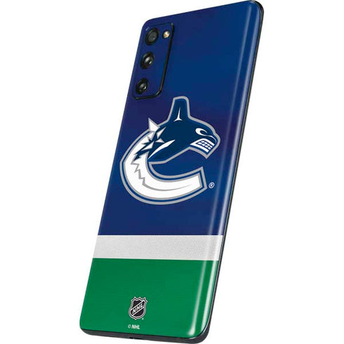 NHL Vancouver Canucks Jersey Galaxy S20 Fan Edition Skin