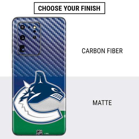 NHL Vancouver Canucks Jersey Galaxy S20 Ultra 5G Skin