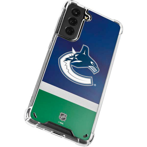 NHL Vancouver Canucks Jersey Galaxy S21 5G Clear Case