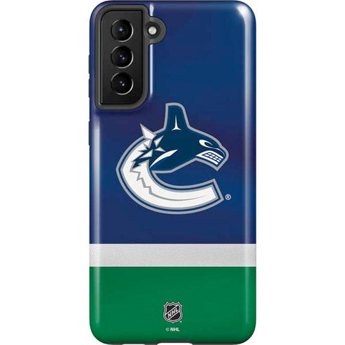 NHL Vancouver Canucks Jersey Galaxy S21 FE Pro Case