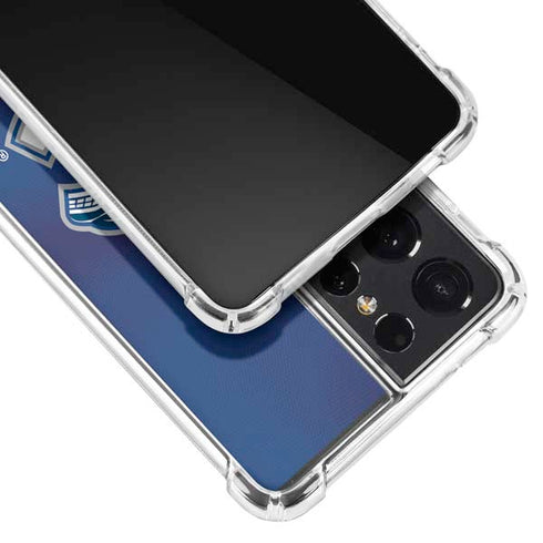 NHL Vancouver Canucks Jersey Galaxy S21 Ultra 5G Clear Case