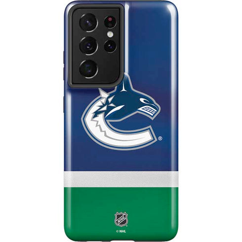 NHL Vancouver Canucks Jersey Galaxy S21 Ultra 5G Pro Case