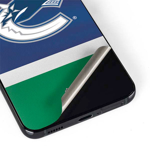 NHL Vancouver Canucks Jersey Galaxy S22 Plus Skin